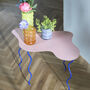 Pink Squiggle Side Table, thumbnail 1 of 4