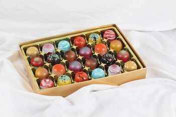 Box Of 24 Handmade Luxury Truffles By Saffire Chocolate, 5 of 5