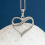 Sterling Silver Infinity Heart Necklace, thumbnail 1 of 12