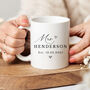 Personalised Mr And Mrs Mug Set – Wedding Or Anniversary Gift, thumbnail 4 of 4