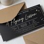 Personalised Flying Lesson Gift Voucher Scratch Reveal, thumbnail 5 of 9