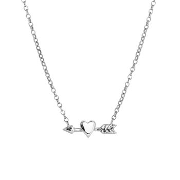 Heart And Arrow Charm Necklace, 4 of 4