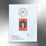 Make Art Not War Red Enamel Lapel Pin Badge, thumbnail 6 of 9