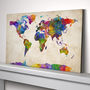 World Map Painting Art Print, thumbnail 1 of 3