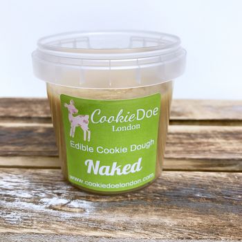 Six X Naked Edible Cookie Dough Single Serving Tubs, 2 of 3