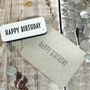 Handmade Happy Birthday Rubber Stamp, thumbnail 1 of 5