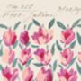 Tulip Kisses Vintage Archive Poster Print, thumbnail 3 of 4