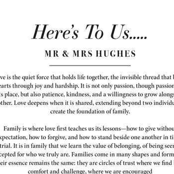 Personalised Custom Made Poem Print, 3 of 8