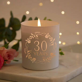 Wedding Anniversary Gift Candle Any Number Of Years, 2 of 11