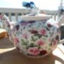 Two Cup Teapot In Ditsy Summertime Chintz Design, thumbnail 1 of 8