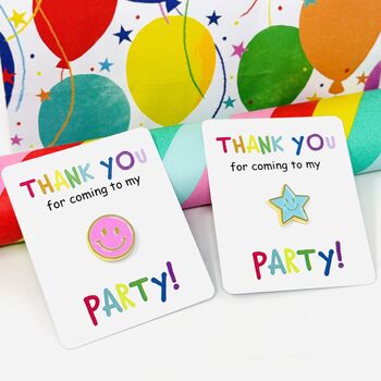 Smiley Face Pin Badge Party Favour, 2 of 4