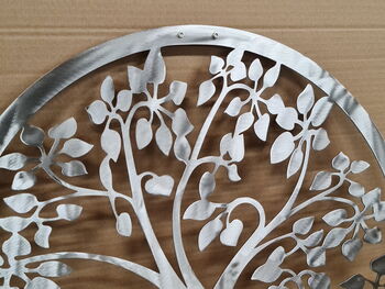 Mystery Metal Tree Of Life Round Modern Room Wall Art, 8 of 12