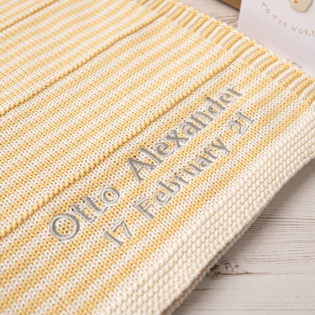Blanket Personalisation Charge With Special Delivery By Toffee Moon