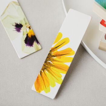 Leather Bookmark With Dried Pressed Flowers, 2 of 6