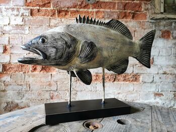 Sale! Fish Sculpture On Metal Stand, 2 of 5