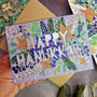 Happy Hanukkah Papercut Hanukkah Card, thumbnail 3 of 6