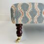 Coffee Table Footstool In Linwood Helter Skelter, thumbnail 3 of 5