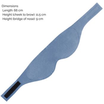 Sky Blue Soft And Breathable Tencel Sleep Mask, 5 of 5