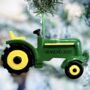Personalised Green Tractor Decoration, thumbnail 3 of 3