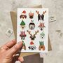 Christmas Dogs In Hats Six Cards And Envelopes, thumbnail 4 of 5