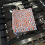 Orange Flower Tea Towel | 100% Cotton | Made In The UK, thumbnail 7 of 12