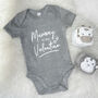 Mummy Is My Valentine Babygrow, thumbnail 5 of 10