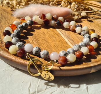 Moonstone And Jasper Zodiac Crystal Necklace, 2 of 12