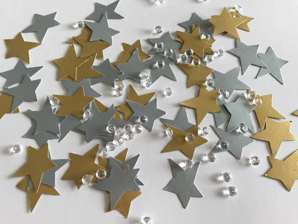 Christmas Stars And Sparkles Table Confetti, 1 of 5