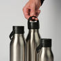 Circular And Co 500ml Stainless Steel Water Bottle Uncoated Black, thumbnail 7 of 8