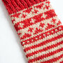 Striped Fair Isle Socks Knitting Kit, thumbnail 7 of 9