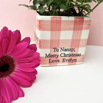 Personalised Ceramic Vase And Plant Pot, 10 of 12