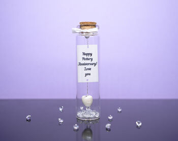 Personalised 9th Pottery Anniversary Small Photo Keepsake Gift, 2 of 2