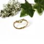 Dainty Organic Engagement Ring. Marquise Diamond Ring, thumbnail 8 of 8
