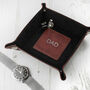 Personalised Men's Luxury Leather Valet Tray, thumbnail 4 of 4