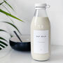 Glass Milk Bottle With Personalised Label, thumbnail 3 of 7