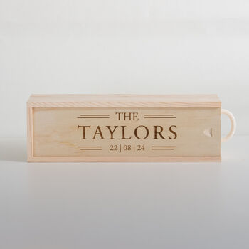 Personalised Wedding Bottle Box, 9 of 9