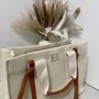 Personalised Evelyn Canvas Double Strap Shoulder Tote Bag Handbag, thumbnail 4 of 5