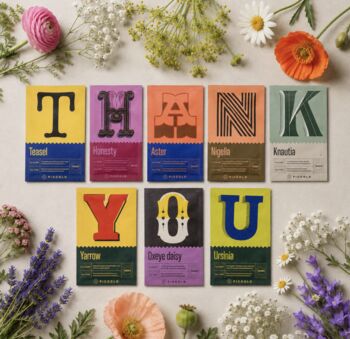 Thank You Alphabet Seed Packets, 2 of 12