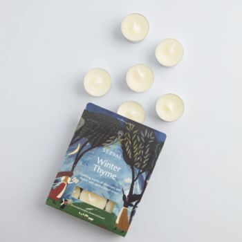 Winter Thyme Christmas Scented Tealights, 2 of 2