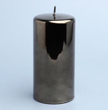 Grey Glass Effect Candles By G Decor, 4 of 6