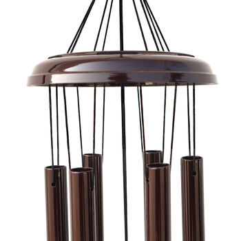 Custom 35 Inch Bronze Wind Chime For Wedding, Memorial, Retirement Gift, 7 of 10