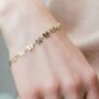 Gold Plated Butterfly Stacking Bracelet, thumbnail 1 of 5