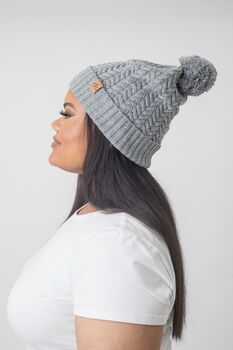 Satin Lined Bobble Hat, 11 of 12