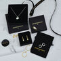 Gold Star Sleeper Pull Through Hoop Earrings, thumbnail 7 of 7