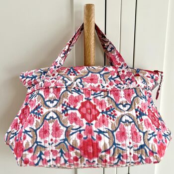 Tall Wash Bag With Handles Kaleidoscope, 3 of 3