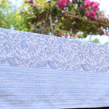 Blue And White Botanical Tablecloth, 2 of 4