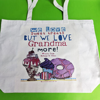 Personalised We Love You Grandma Bag, 12 of 12