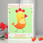 Personalised Chicken First Easter Card, thumbnail 5 of 6