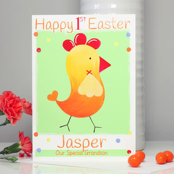 Personalised Chicken First Easter Card, 5 of 6
