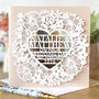Personalised Floral Wedding Card, thumbnail 1 of 2